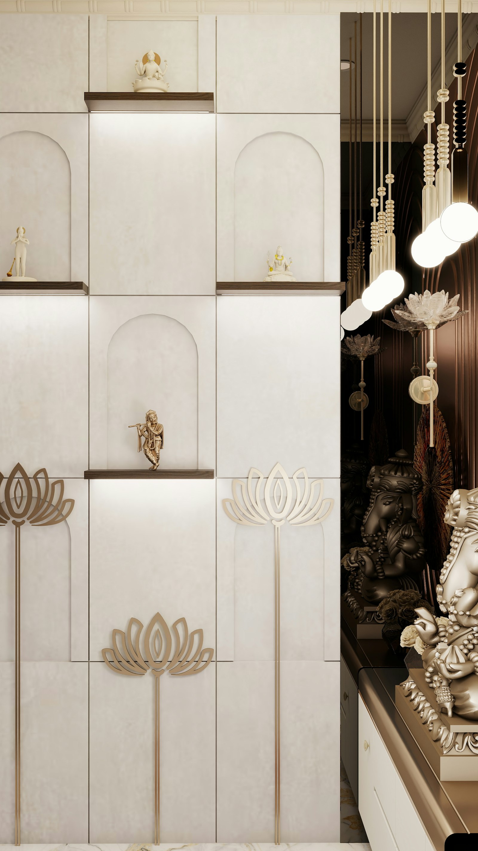 Royal Corian Home Mandir (sample photo)