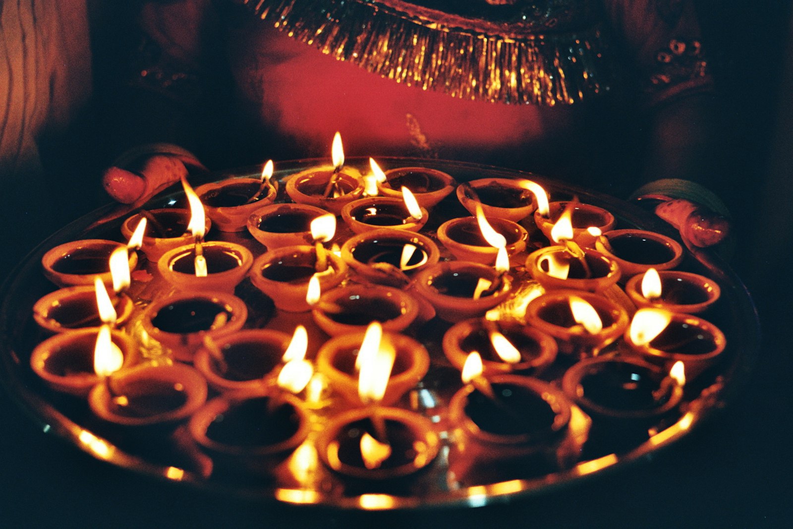 Brass Diya & Bell Set (sample photo)