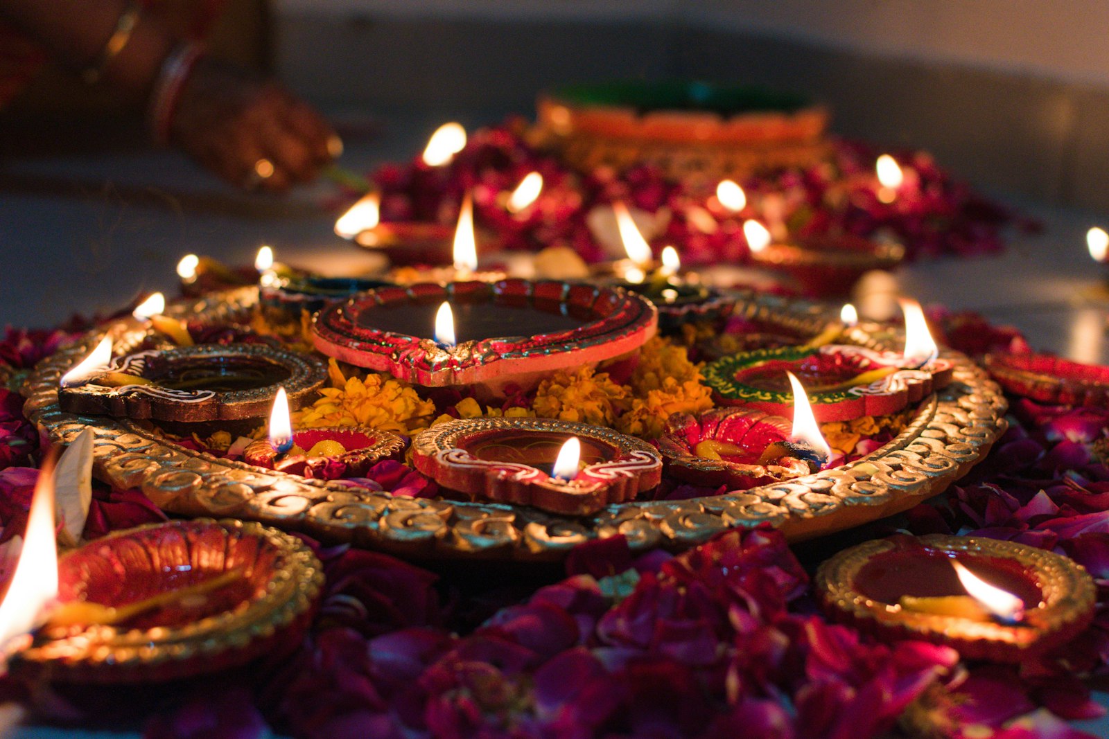 Mandir LED Jaali Backdrop (sample photo)